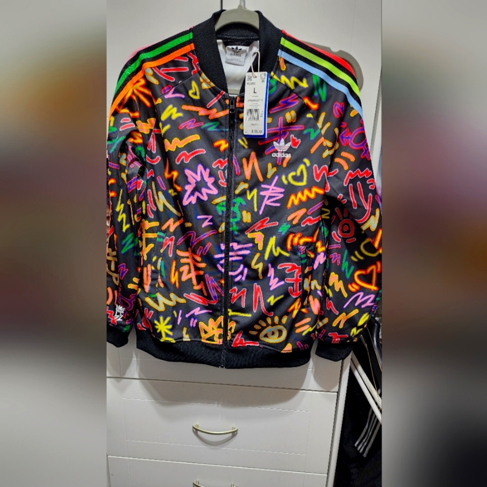 Adidas Love Unites SST Track Jacket, Unisex Kids Lg